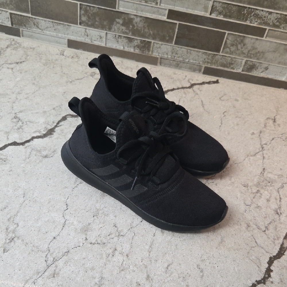 Adidas Triple Black Athletic Shoes